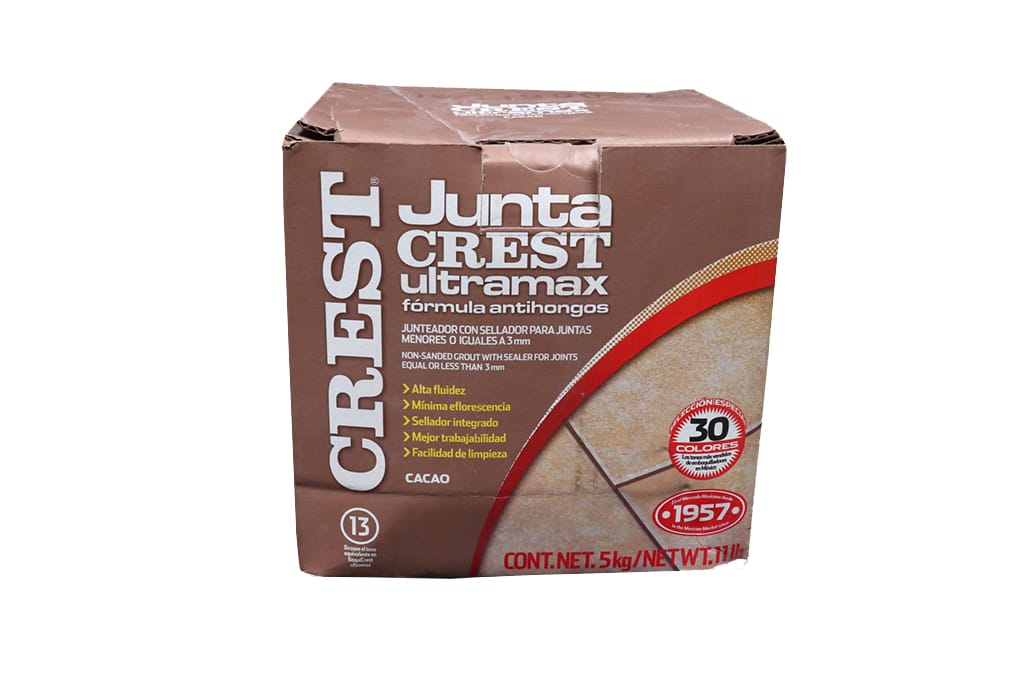 Adhesivo Juntacrest Ultramax Cacao 5 Kg | Plomería García